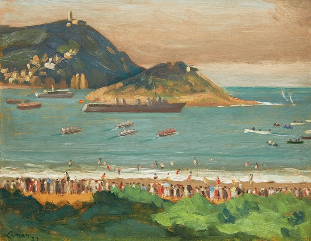 John Goodwin Lyman (1886-1967) - Regatta at San Sebastián