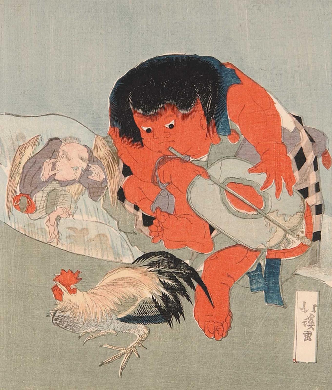 Totoya Hokkei - Untitled - Dancing Trio