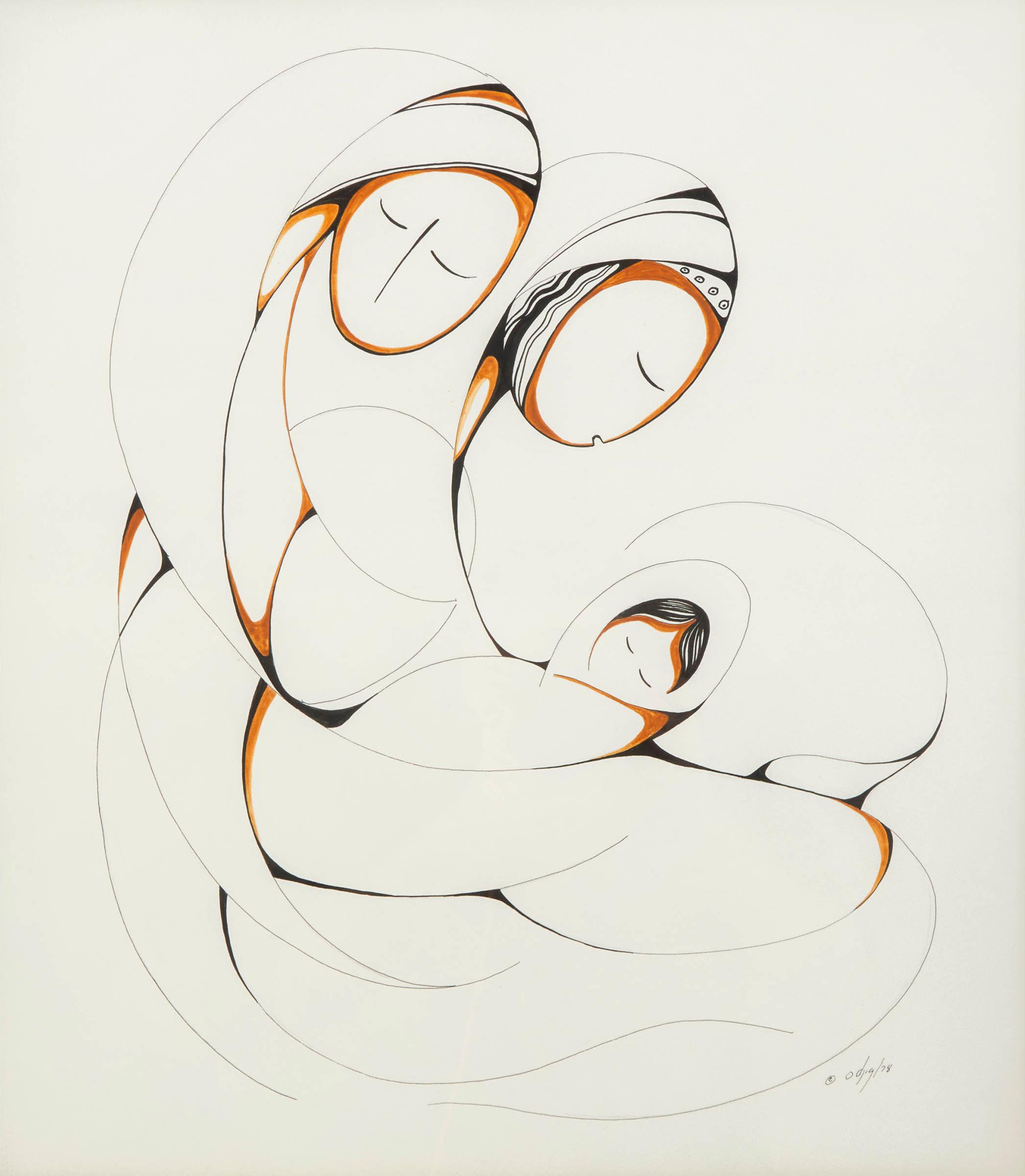 Daphne Odjig (1919-2016) - Untitled, 1978