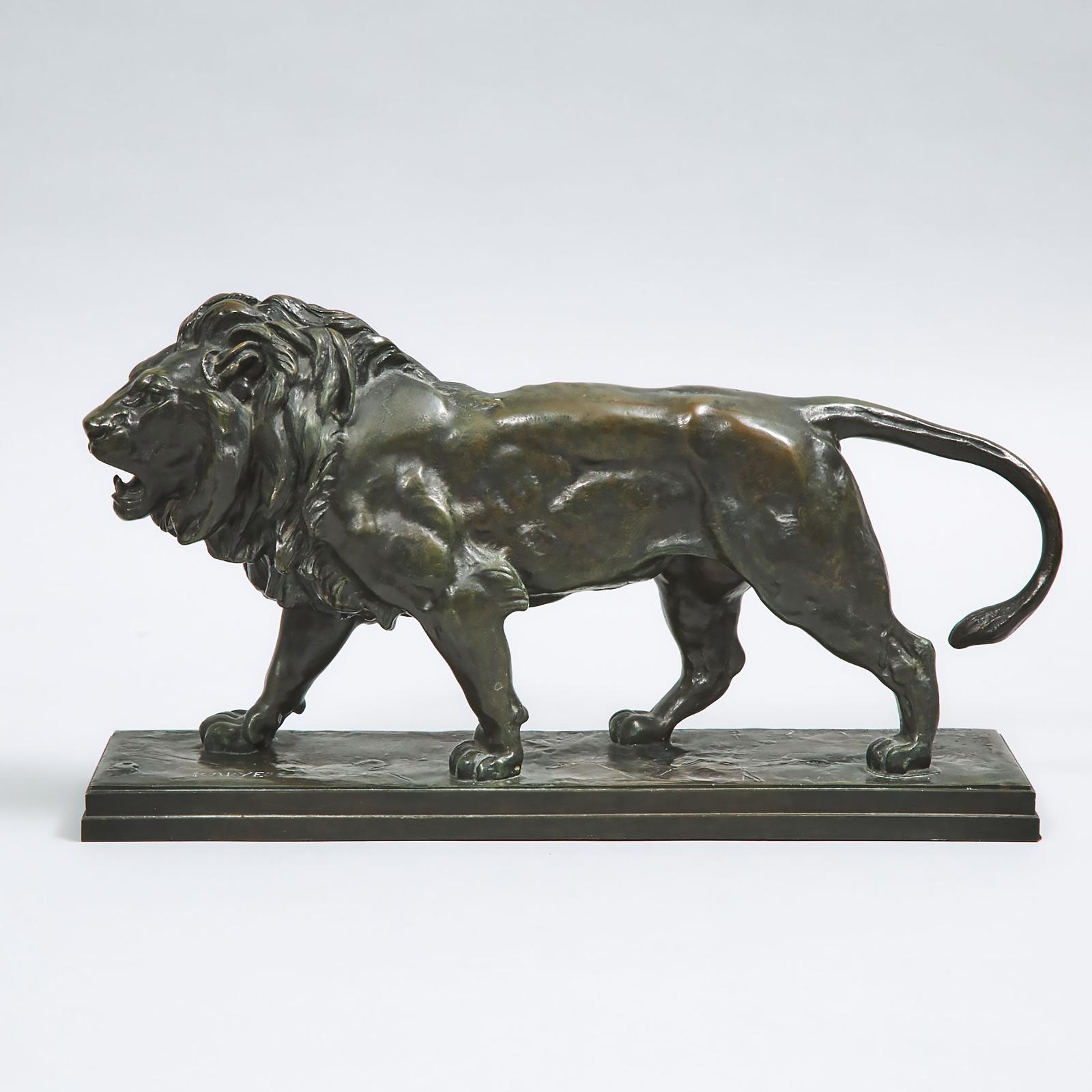 Antoine-Louis Barye (1796-1875) - Walking Lion