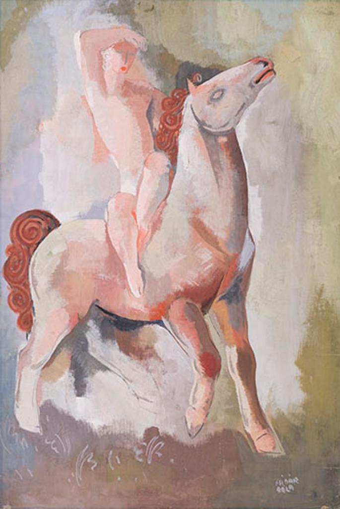 Bela Kadar (1877-1955) - Lady Godiva on a Horse