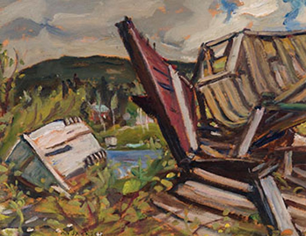 Alexander Young (A. Y.) Jackson (1882-1974) - Old Wrecks, Wawa Ont