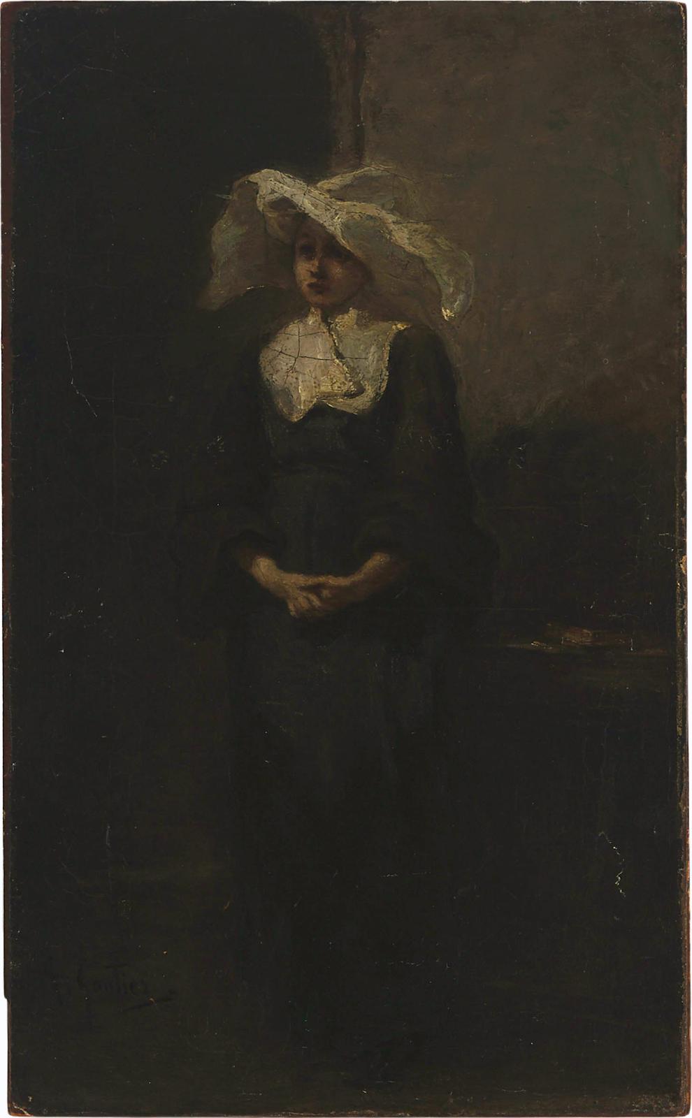 Armand Désiré Gautier (1825-1894) - Standing Nun