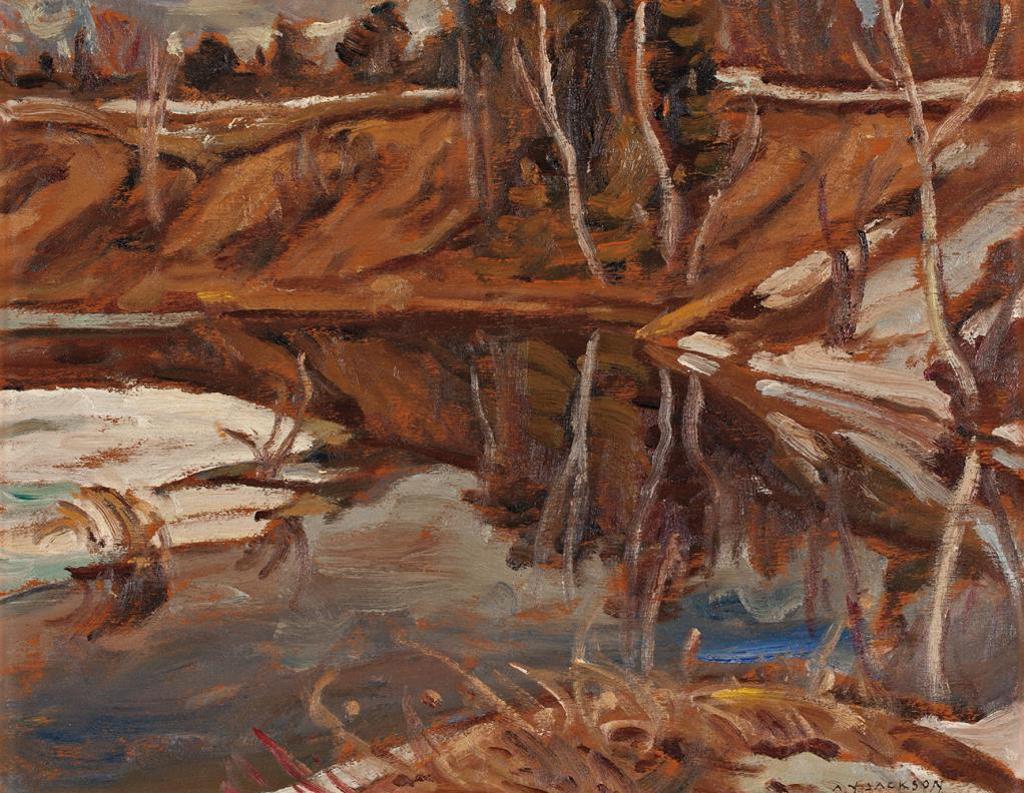 Alexander Young (A. Y.) Jackson (1882-1974) - Spring Flood, Duhamel, Quebec