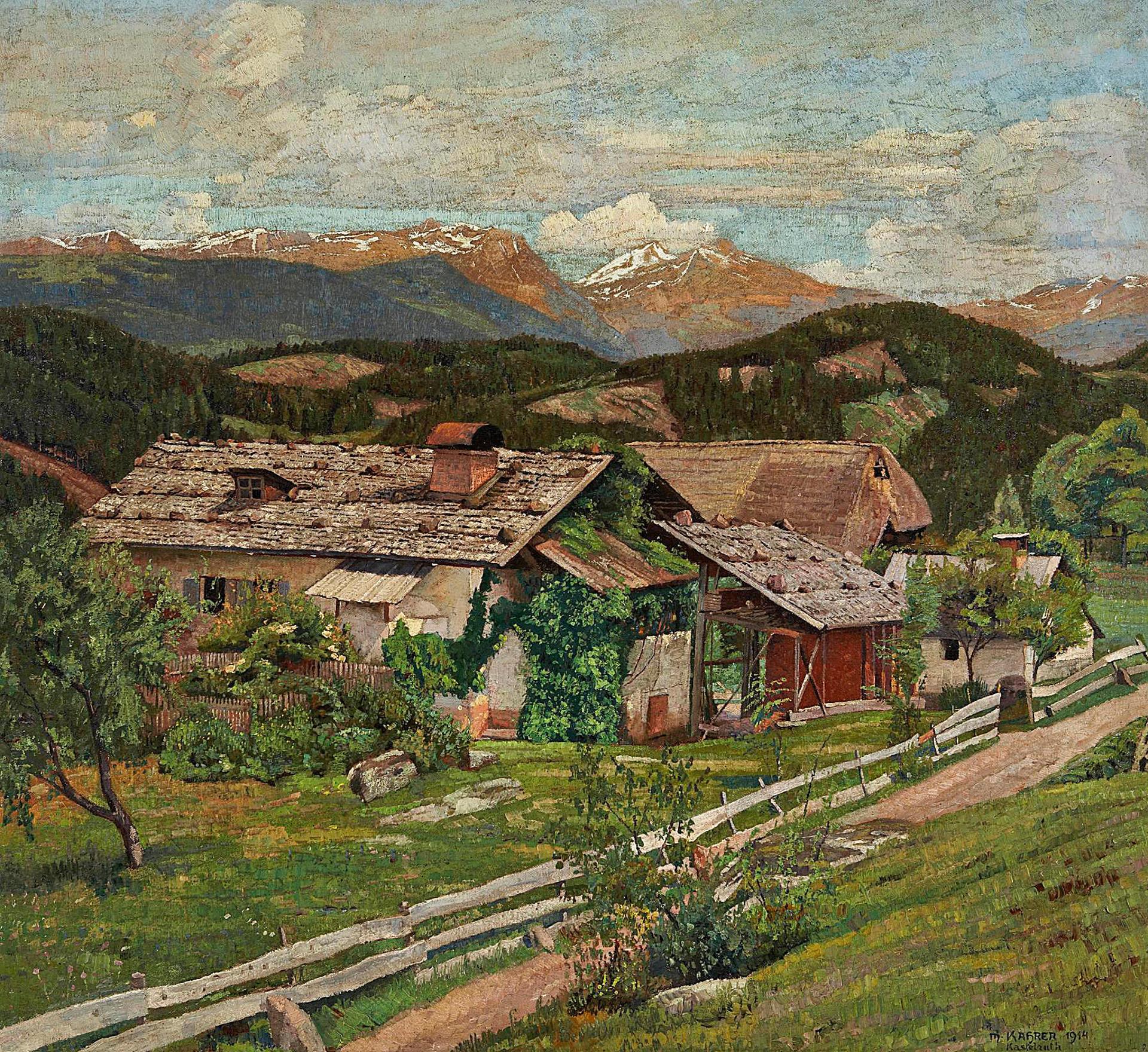 Max Kahrer (1878-1937) - Farm in summer