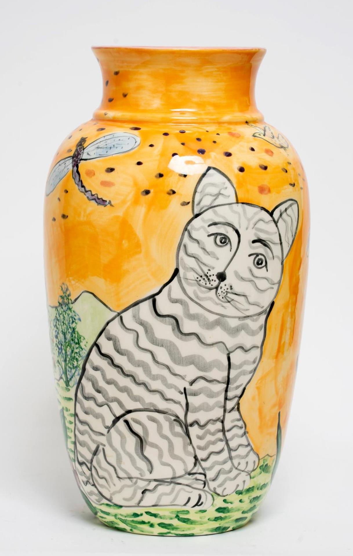 Jose Ventura (1955) - Untitled - Cat Vase