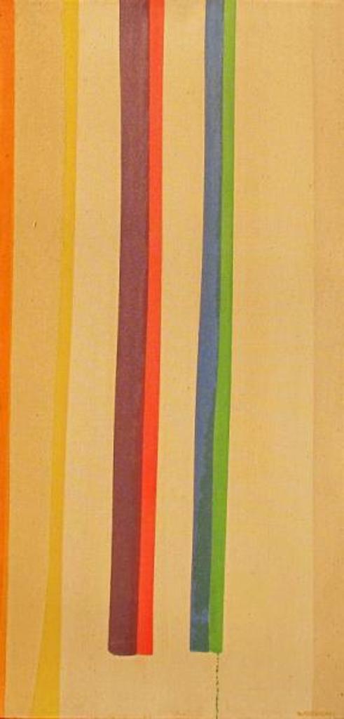 William (Bill) Perehudoff (1918-2013) - Composition With Vertical Stripes