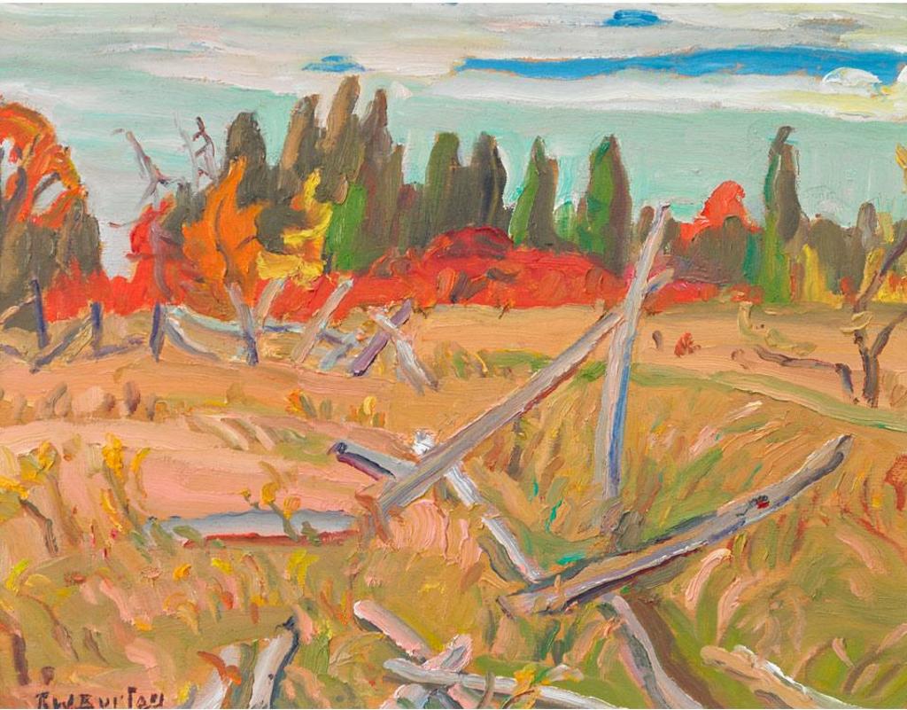 Ralph Wallace Burton (1905-1983) - Autumn Near Burritts Rapids, Ont., 1976