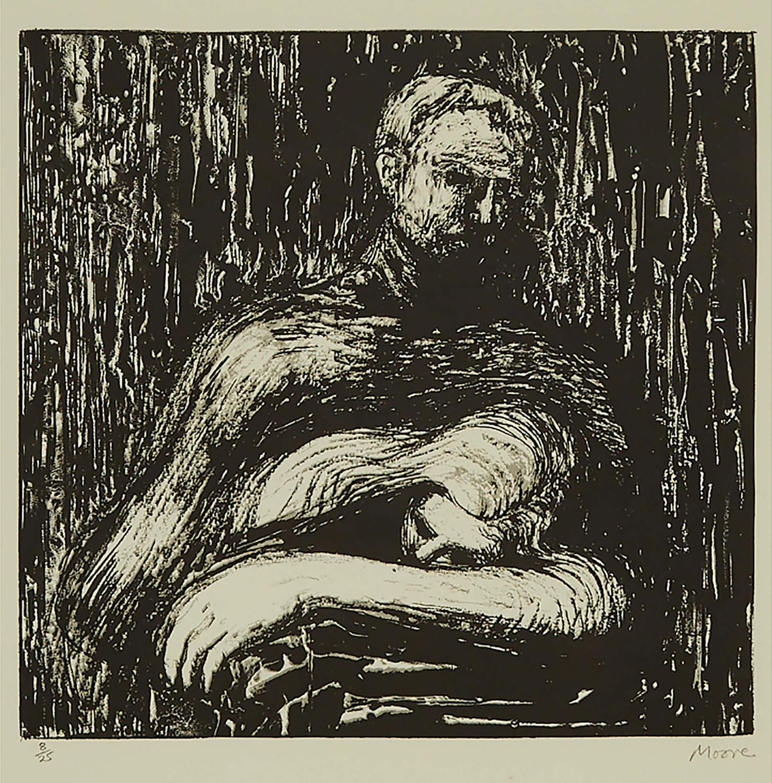 Henry Spencer Moore (1898-1986) - Lullaby (From Auden Poems), 1973 [cramer, 271]