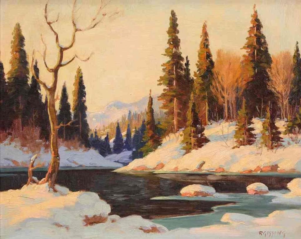 Roland Gissing (1895-1967) - Winter Sunset