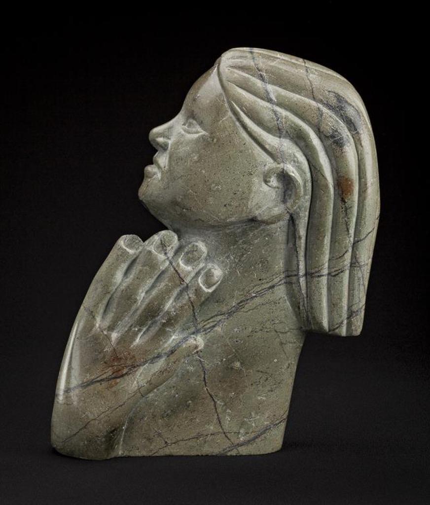 Osuitok Ipeelee (1923-2005) - Bust of a Young Woman (Portrait of Kenojuak), c. 1968-69