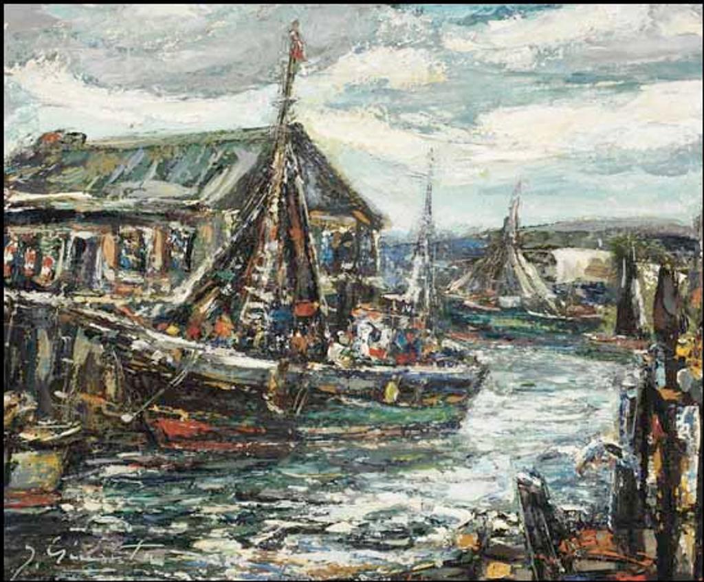 Joseph Giunta (1911-2001) - Bateaux de pêche atlantique