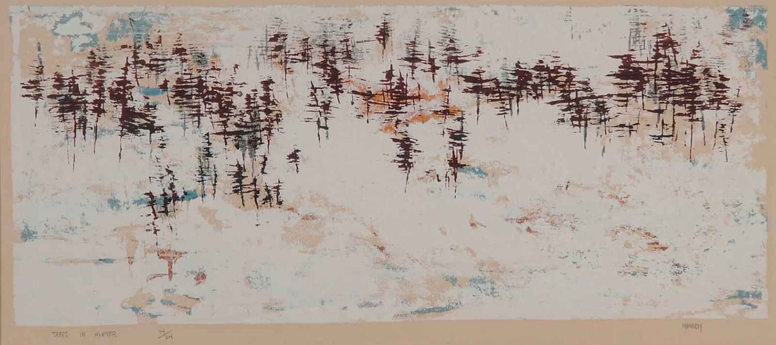 Thelma Alberta Manarey (1913-1984) - Trees in Winter  #14/24