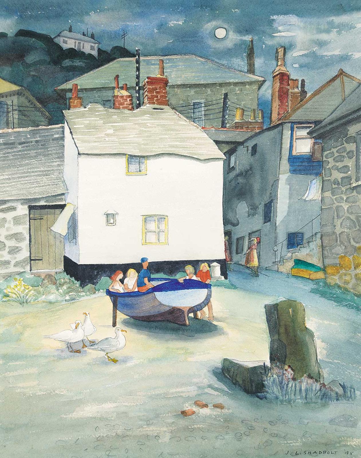 Jack Leaonard Shadbolt (1909-1998) - Untitled - English Village, 1945