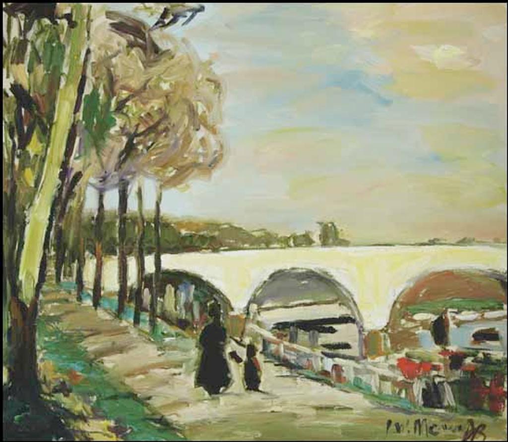 David Charles Bierk (1944-2002) - Along the Seine ~ Homage to James Wilson Morrice