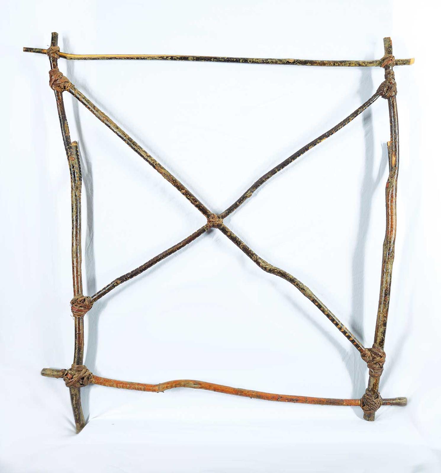 First Nations Basket School - Decorated Wooden Rack