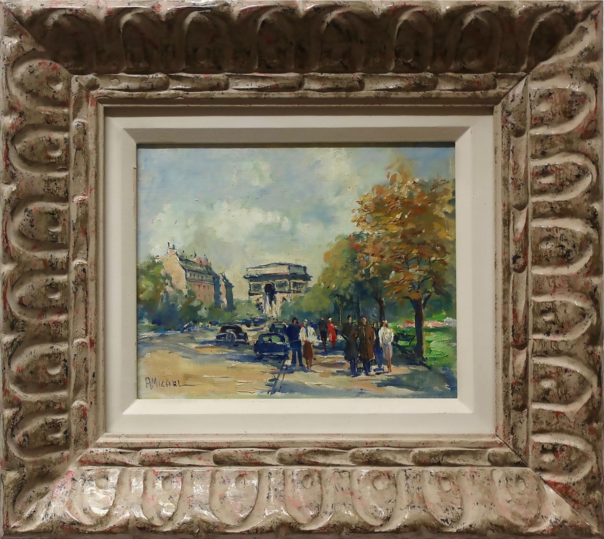 André Michel - Untitled (Paris Street Scene)