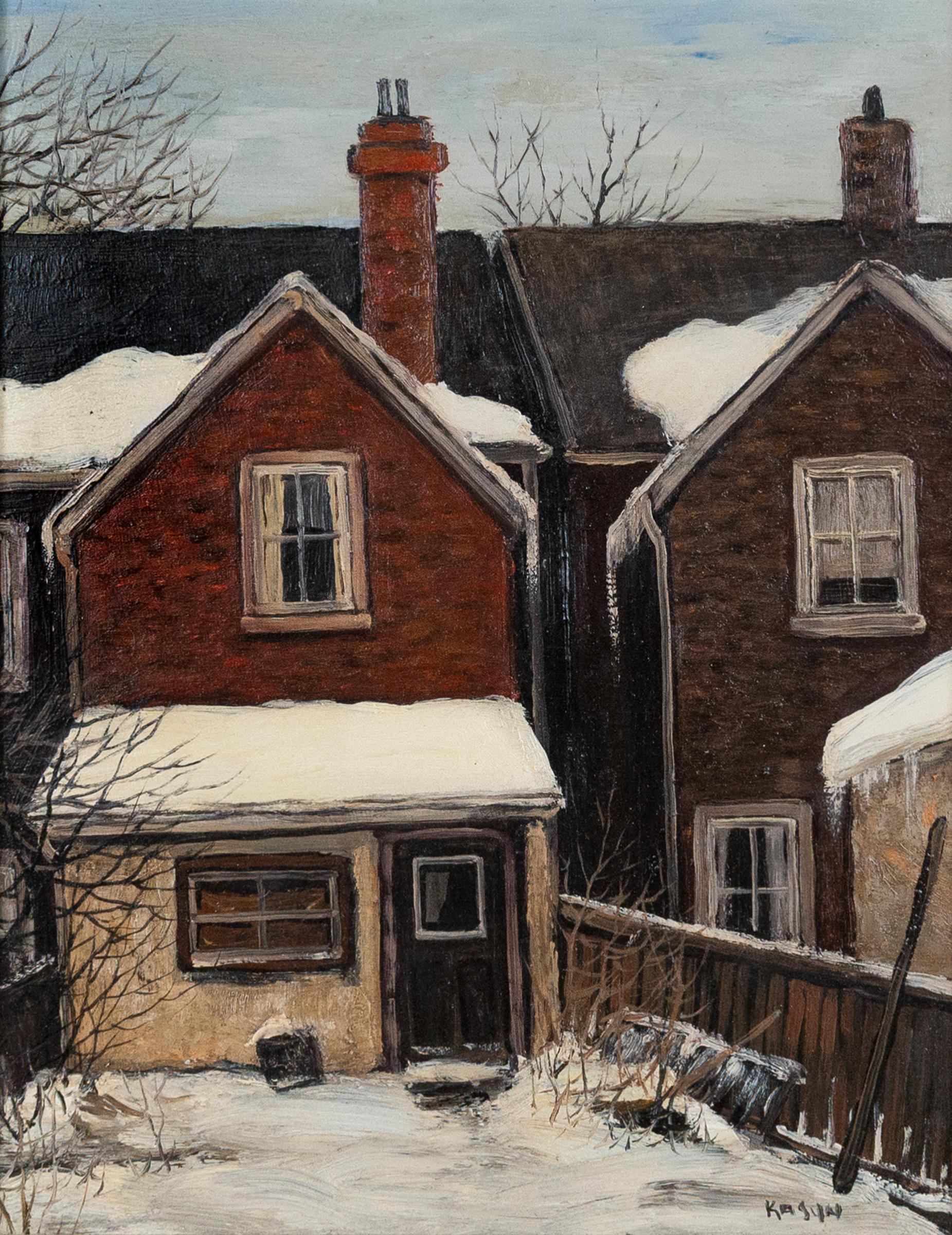 John Kasyn (1926-2008) - Back of Walton Street, Toronto, n.d.