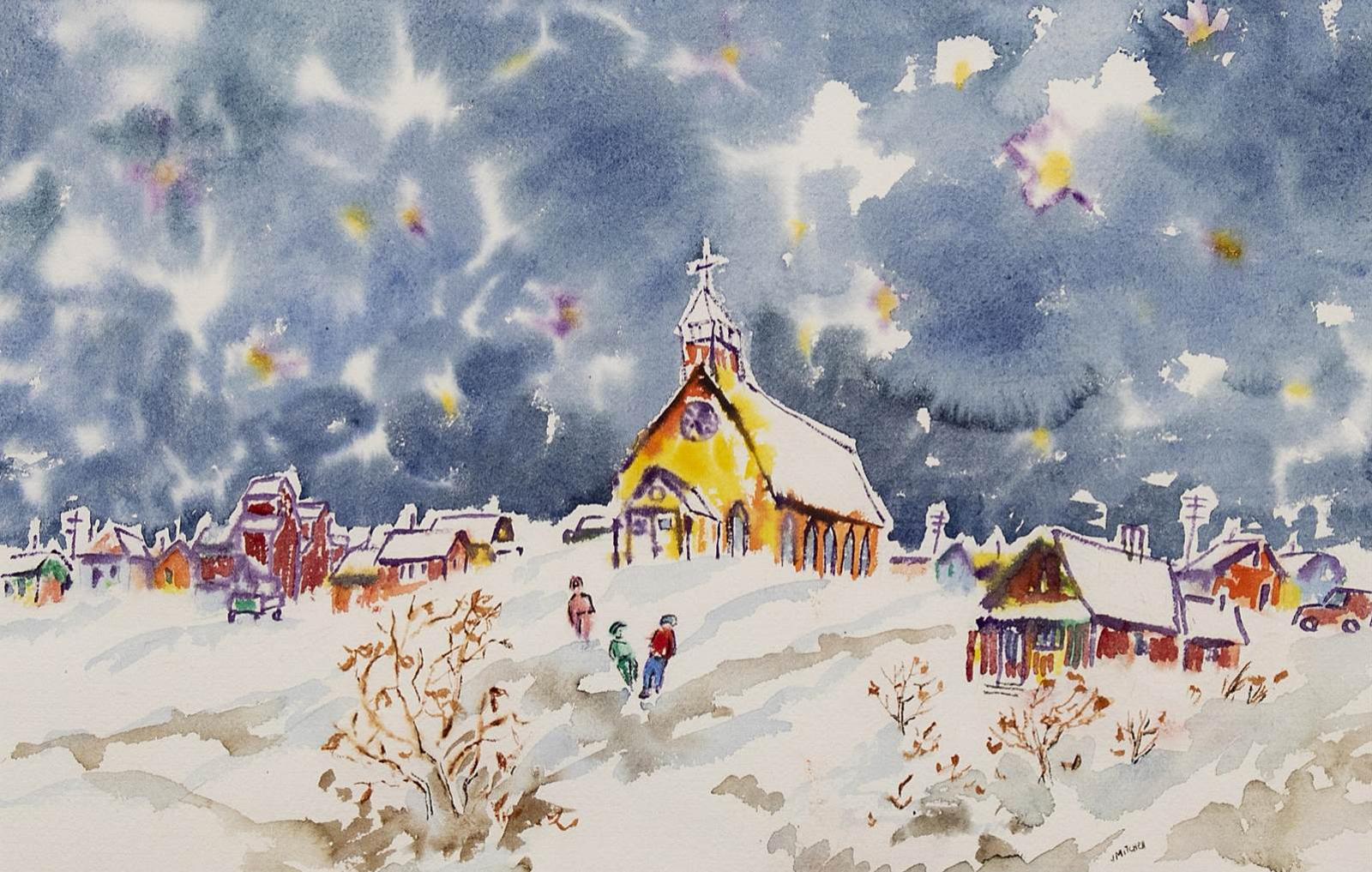 Janet Mitchell (1915-1998) - Country Church