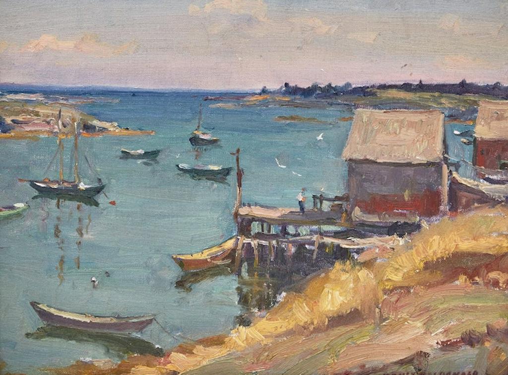Manly Edward MacDonald (1889-1971) - Boats in Bay