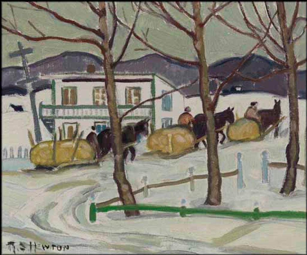 Randolph Stanley Hewton (1888-1960) - Three Loads of Hay, St-Tite-des-Caps