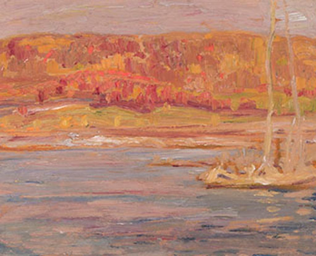 Alexander Young (A. Y.) Jackson (1882-1974) - Georgian Bay / Winter River (verso)