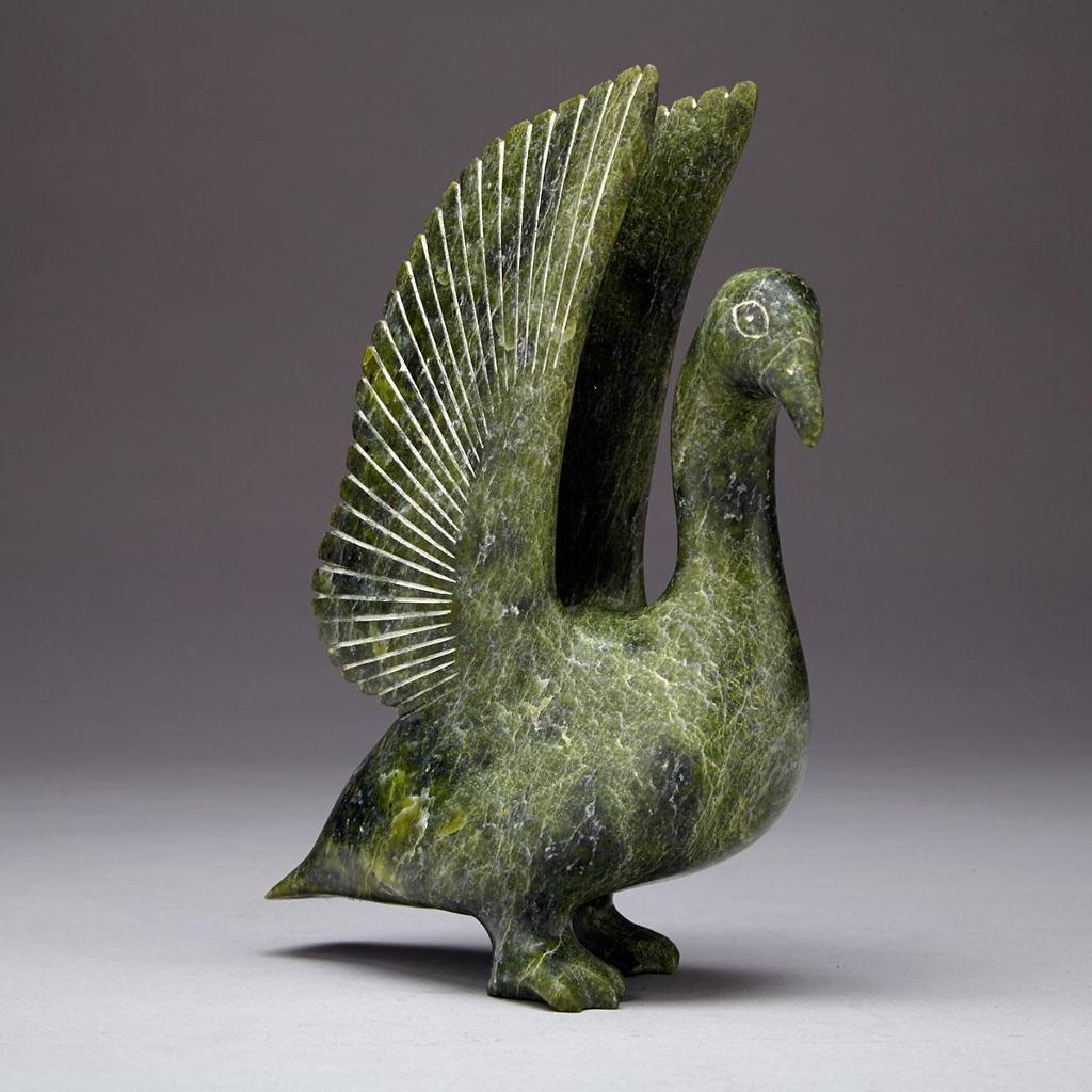 Abraham Etungat (1911-1999) - Bird With Wings Swept Back