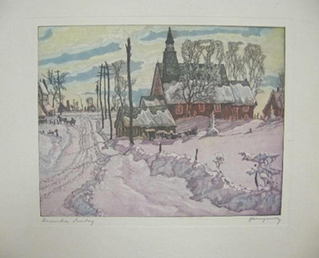 Nicholas Hornyansky (1896-1965) - December Sunday