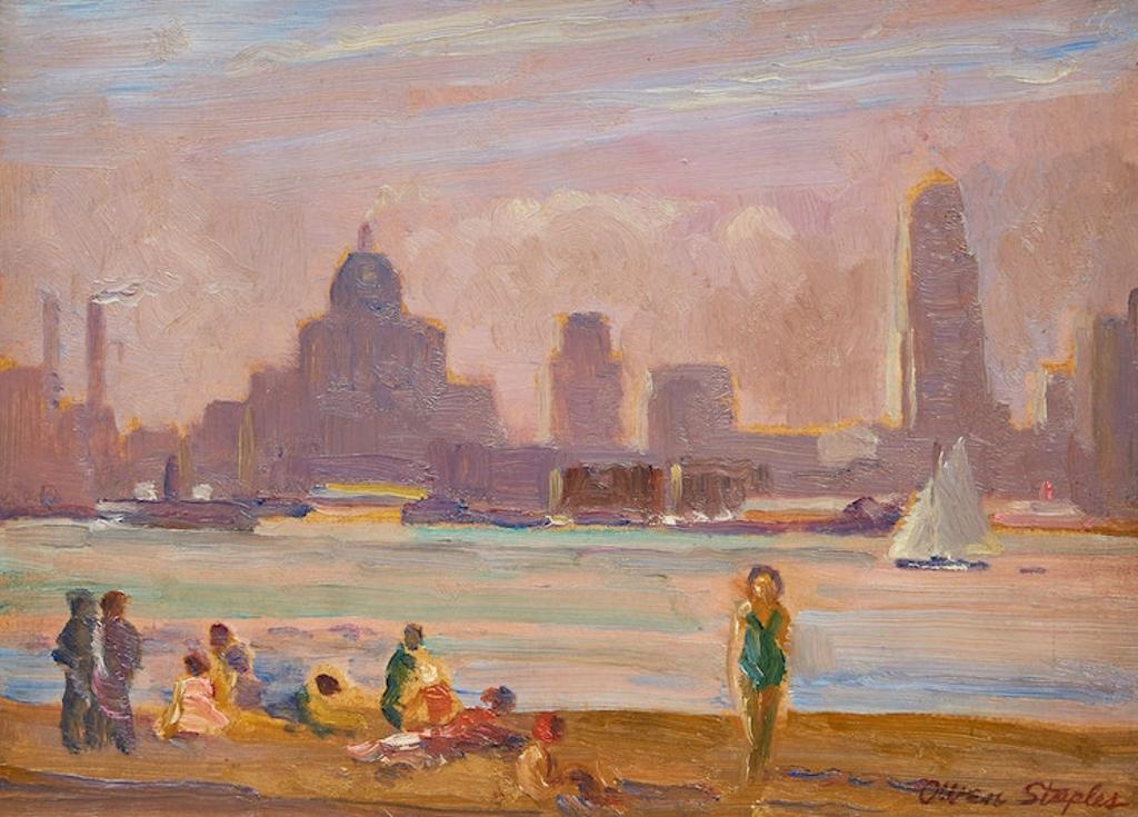 Owen B. Staples (1866-1949) - View from Toronto Island