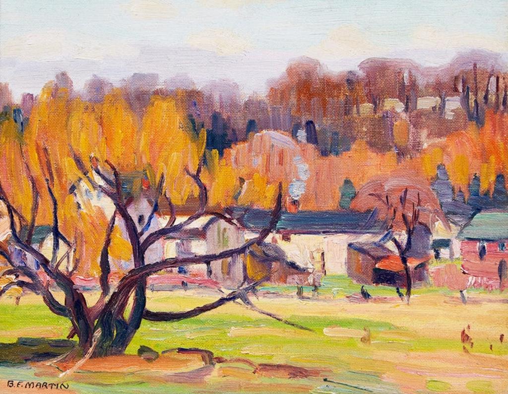 Bernice Fenwick Martin (1902-1999) - Autumn Village Study
