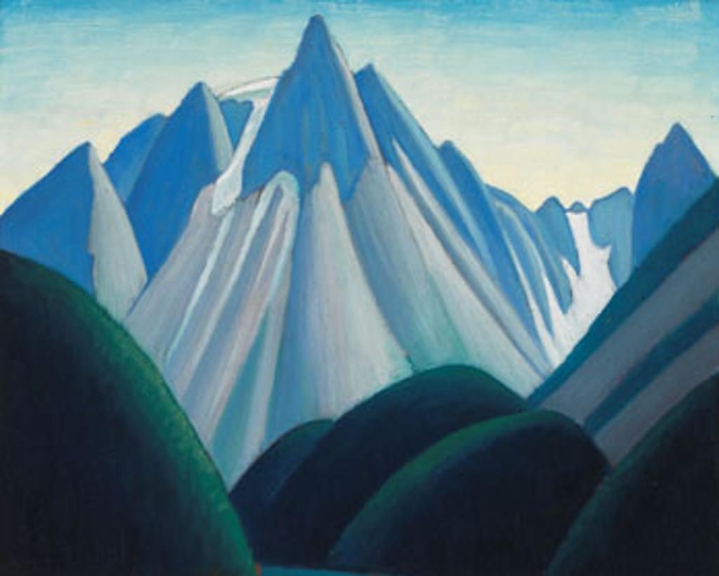 Lawren Stewart Harris (1885-1970) - Cathedral Mountain from Yoho Valley, Mountain Sketch LXXXVI