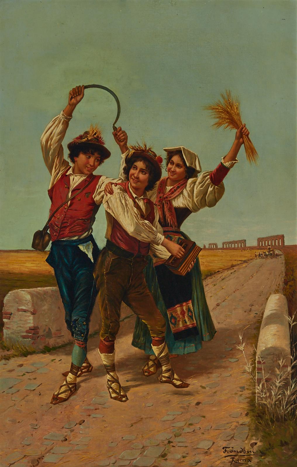 Filippo Indoni - Young Harvesters Dancing On Route