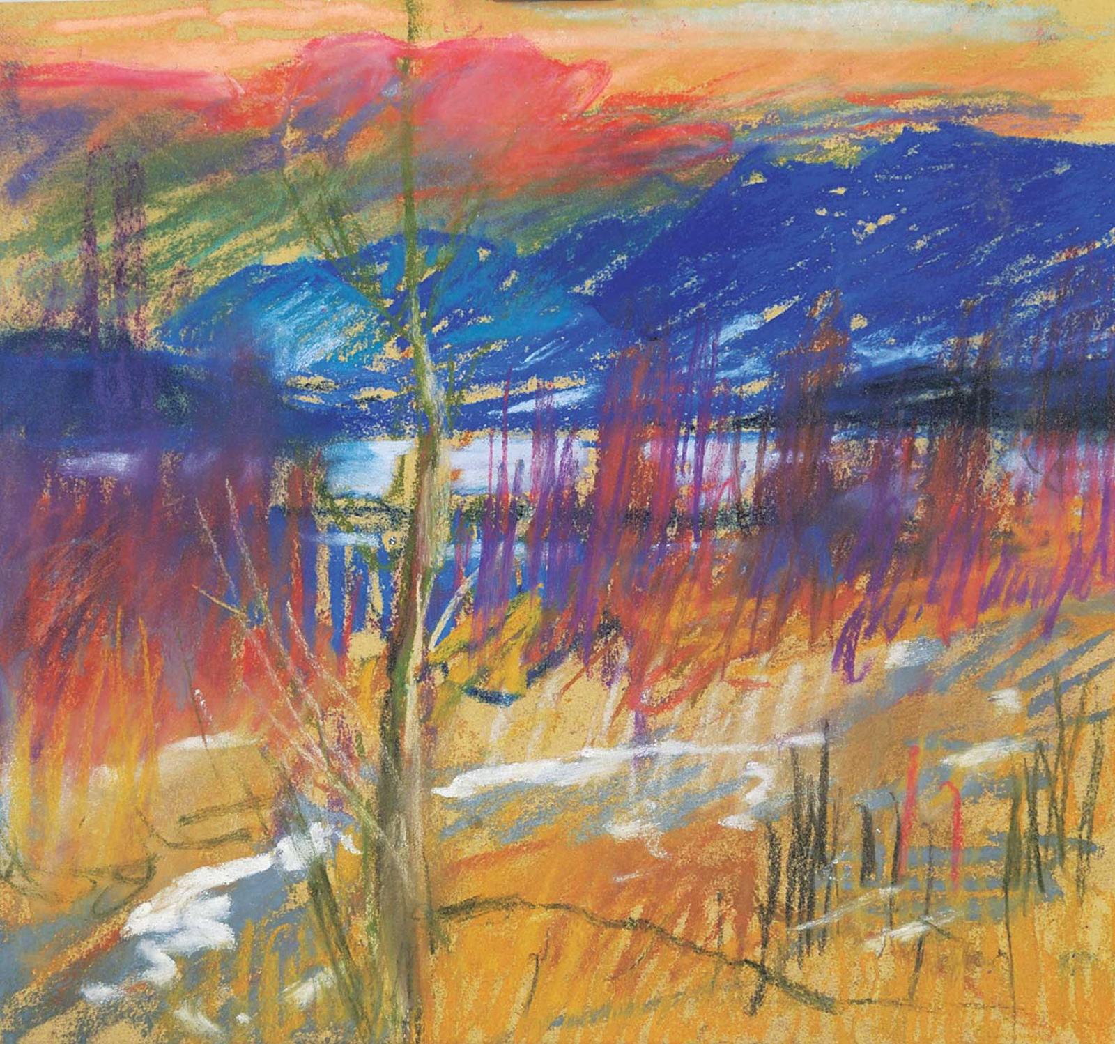 Orestes Nicholas (Rick) Grandmaison (1932-1985) - Untitled - A Colourful Mountain Lake