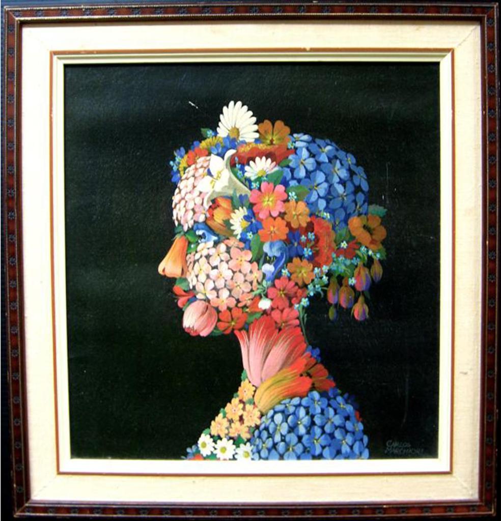 Carlos Marchiori (1937) - Floral Lady