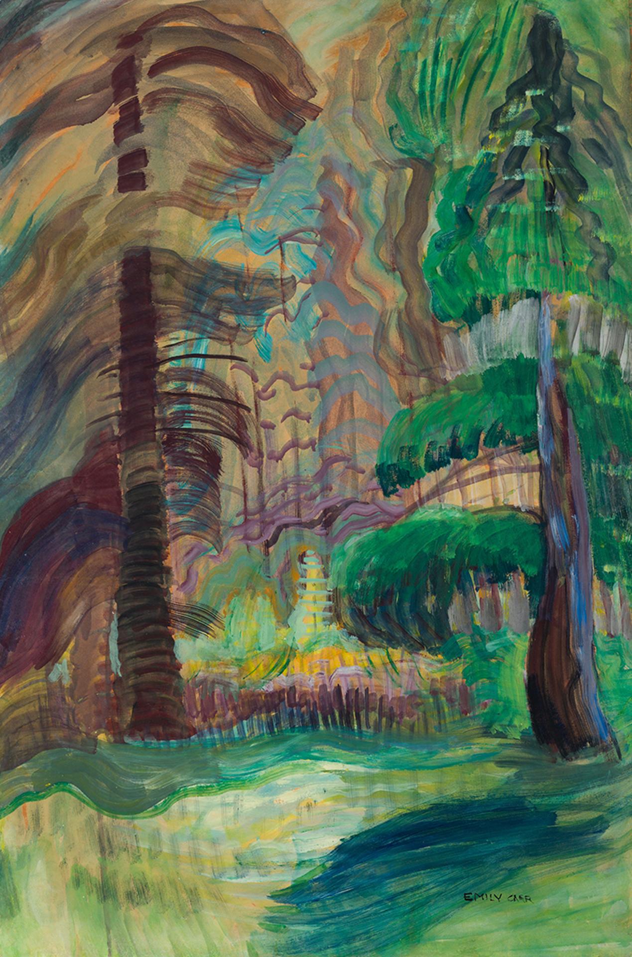 Emily Carr (1871-1945) - Music in the Trees