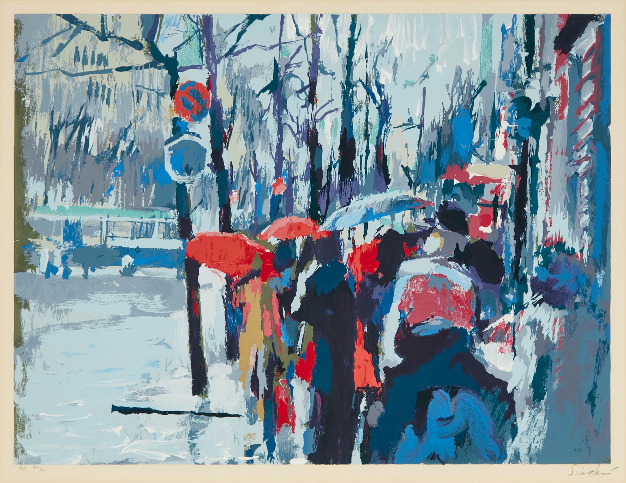 Nicola Simbari (1927-2012) - Untitled (Rainy Day)