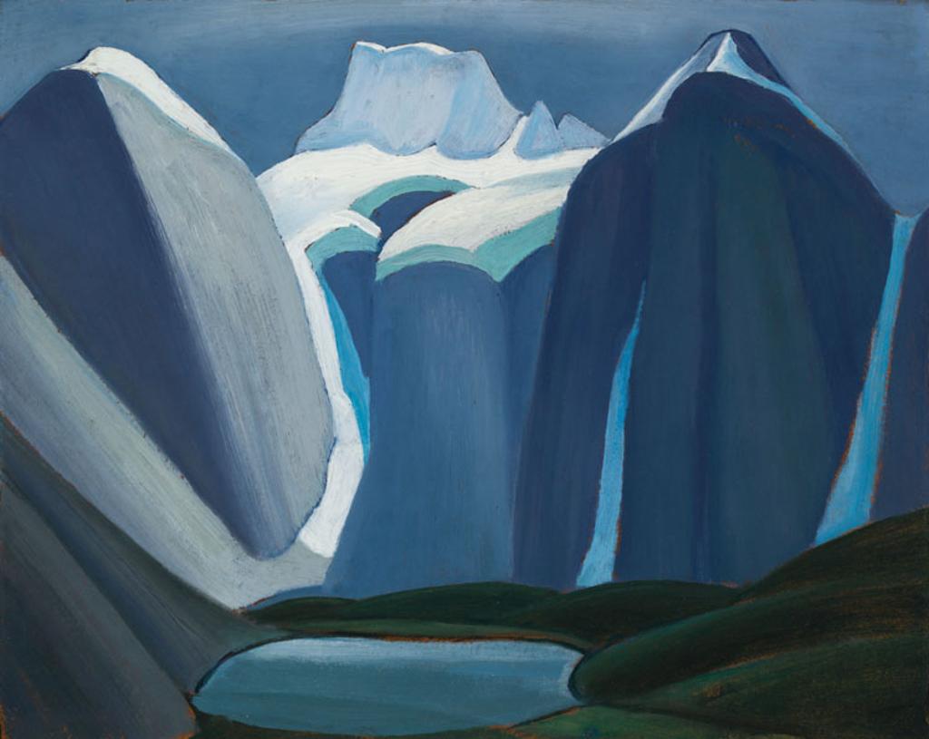 Lawren Stewart Harris (1885-1970) - From Sentinel Pass Above Moraine Lake, Rocky Mts.