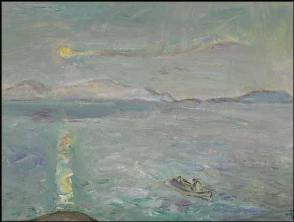Frederick Horseman Varley (1881-1969) - Moonlit Solitude