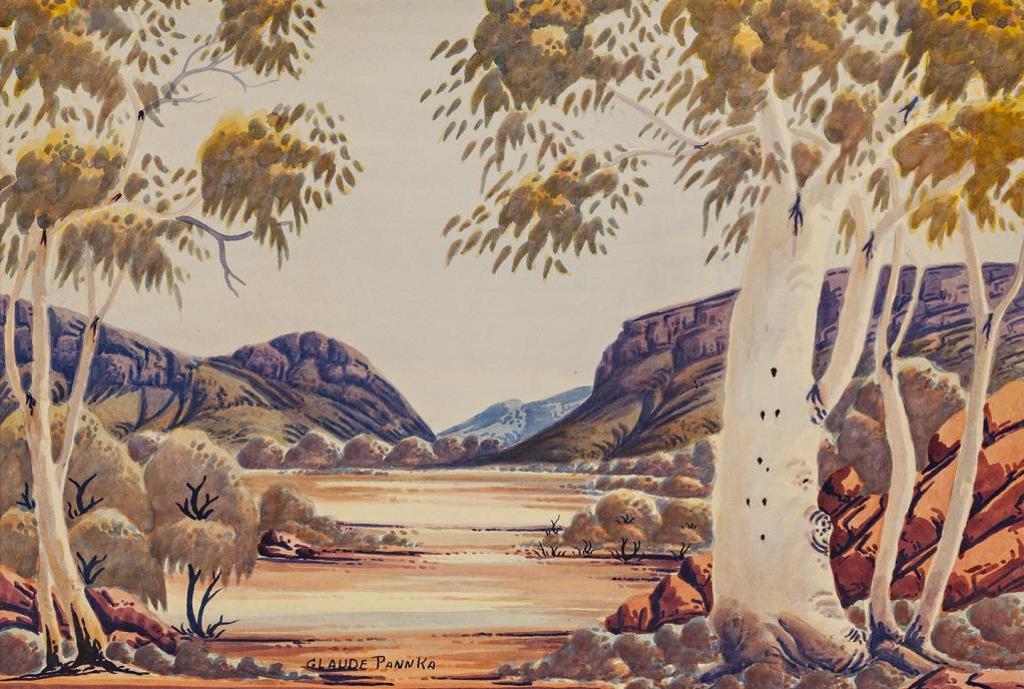 Claude Pannka (1928-1972) - Central Australian Landscape