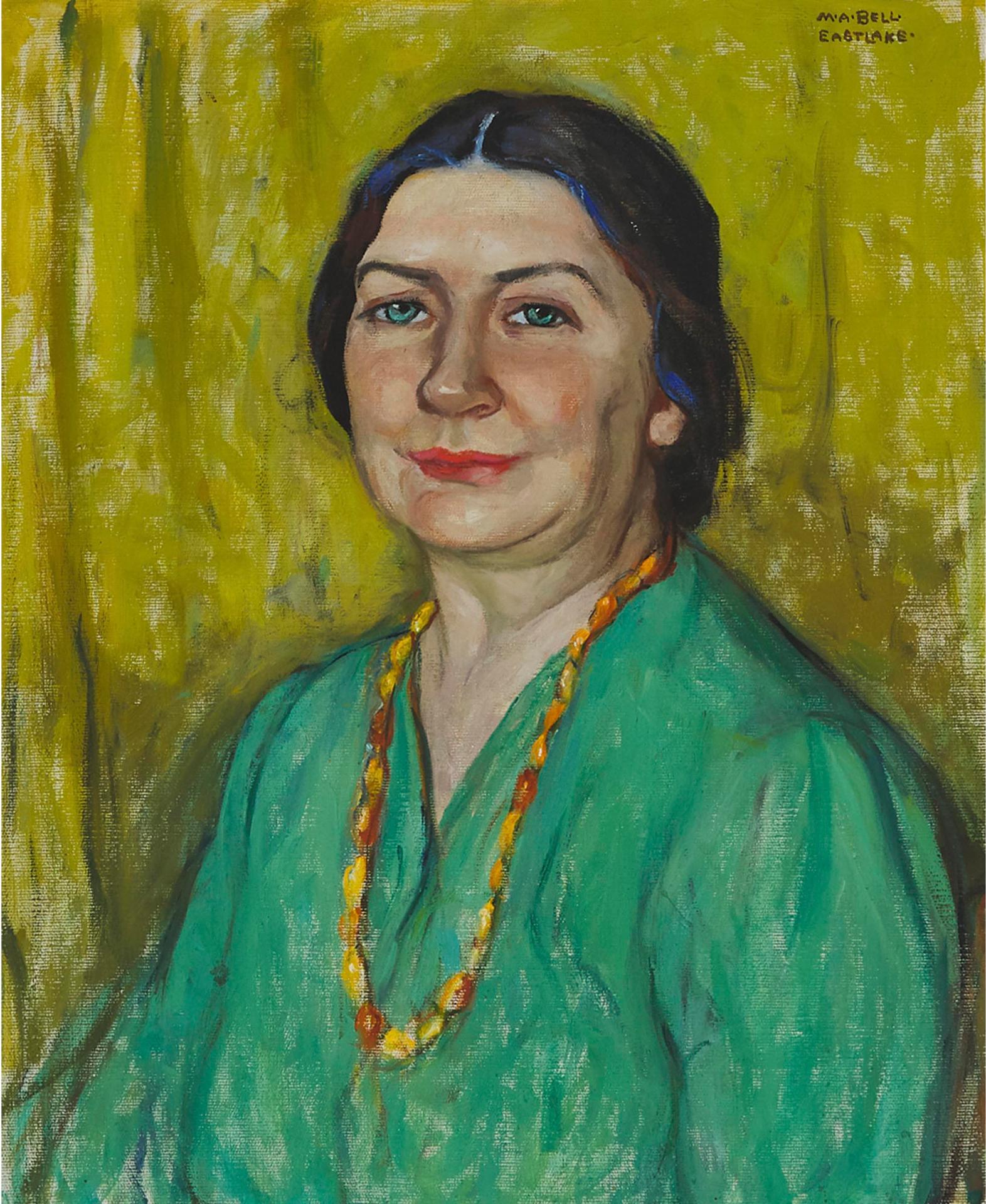 Mary Alexandra Bell Eastlake (1864-1951) - Portrait Of Marion Noxon Branch, Ca. 1940