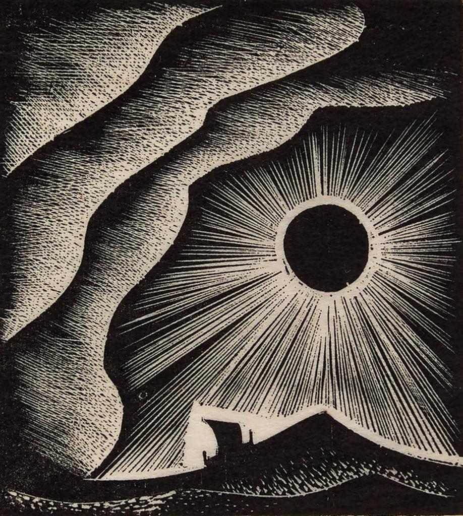 Laurence Evelyn Hyde (1914-1987) - Sun, Cloud and Ship