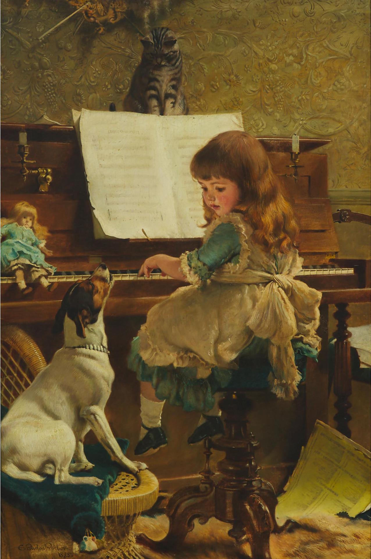 Charles Burton Barber (1845-1894) - Songs Without Words, 1885