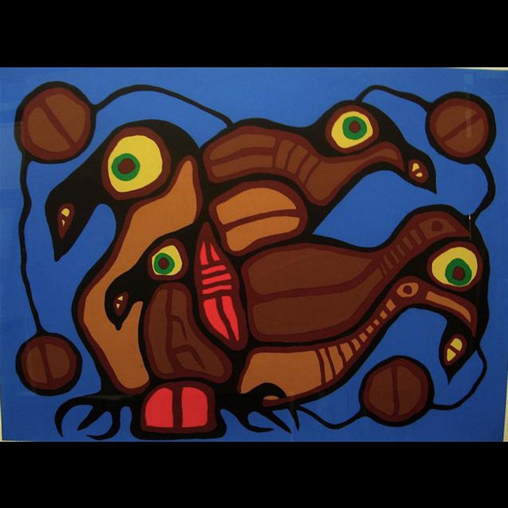 Norval H. Morrisseau (1931-2007) - Images And Ravens