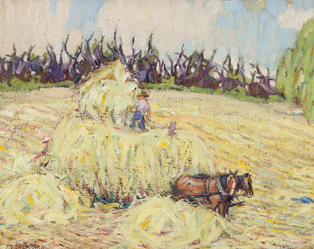 Peter Clapham (P.C.) Sheppard (1882-1965) - Haying, Combermere