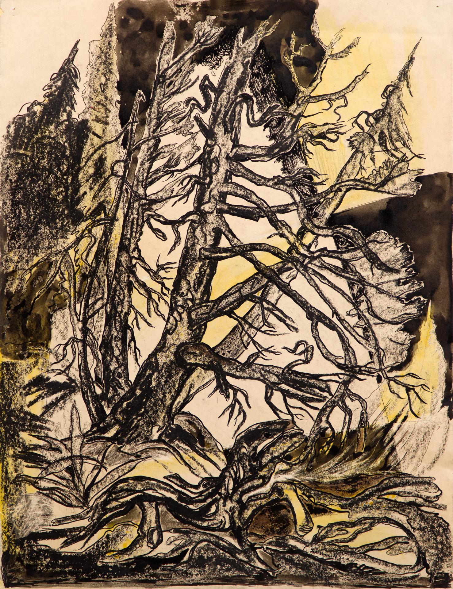 Fritz Brandtner (1896-1969) - Trees, n.d.