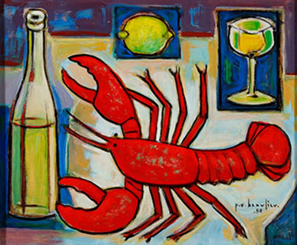 Paul Vanier Beaulieu (1910-1996) - Homard et Vin (03796/A84-0012)