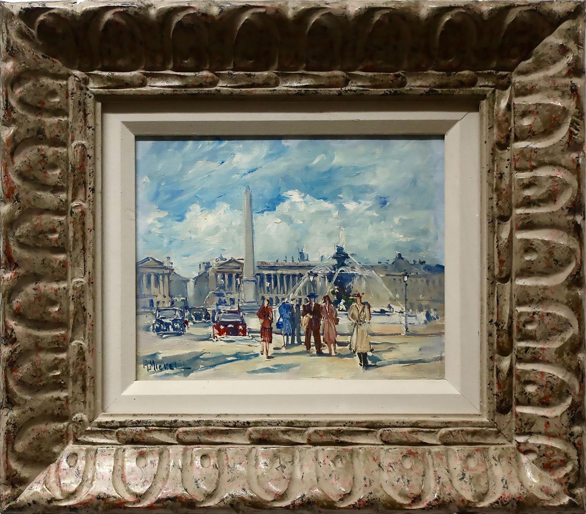 André Michel - Untitled (Paris Street Scene)