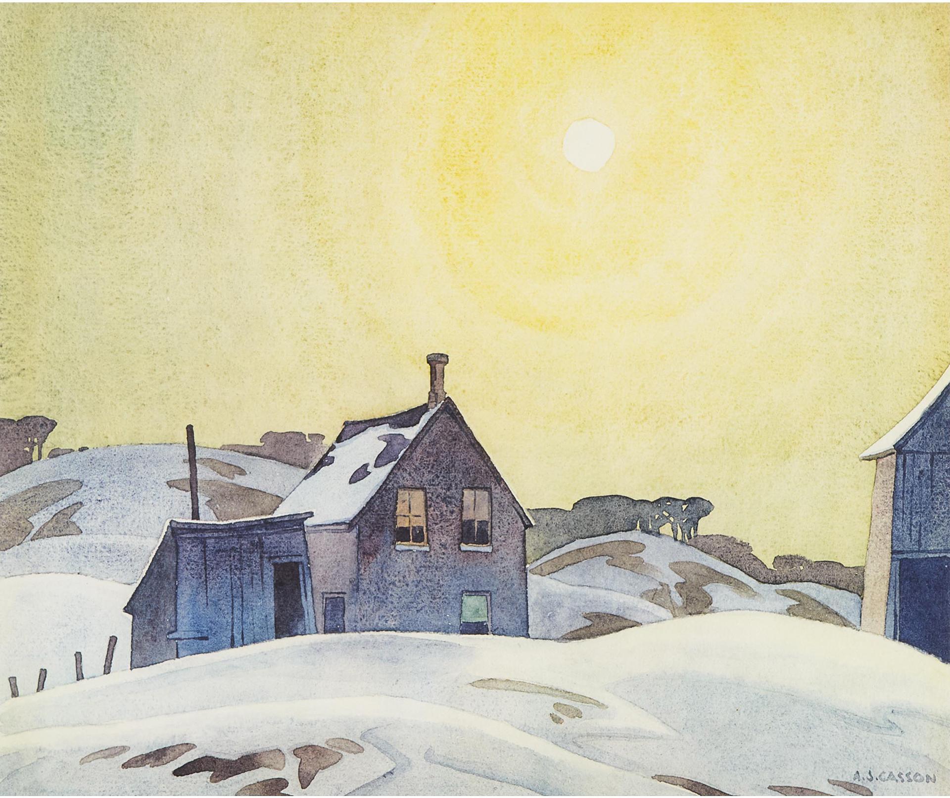Alfred Joseph (A.J.) Casson (1898-1992) - Winter Sun