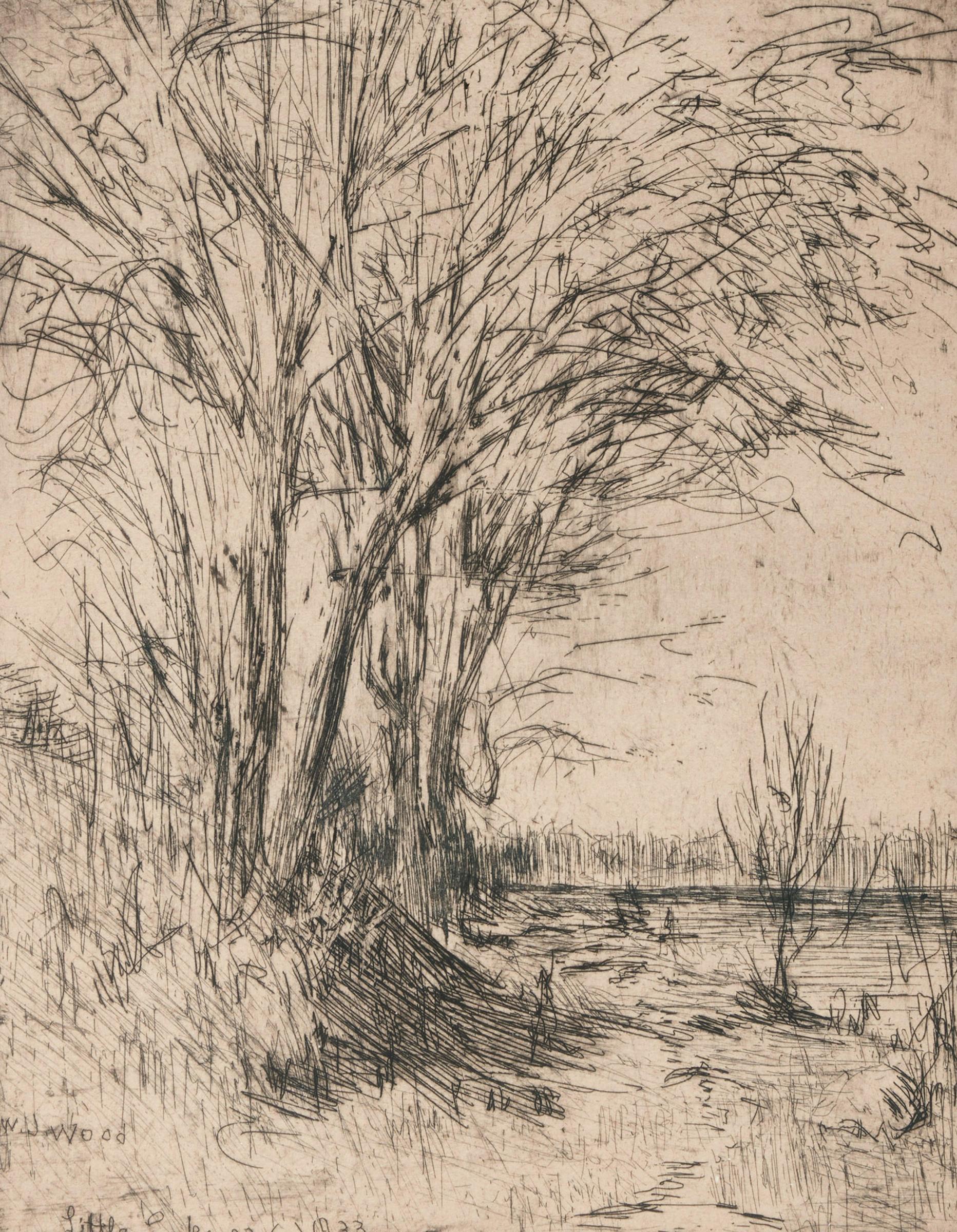 William John Wood (1877-1954) - Little Lake, 1933