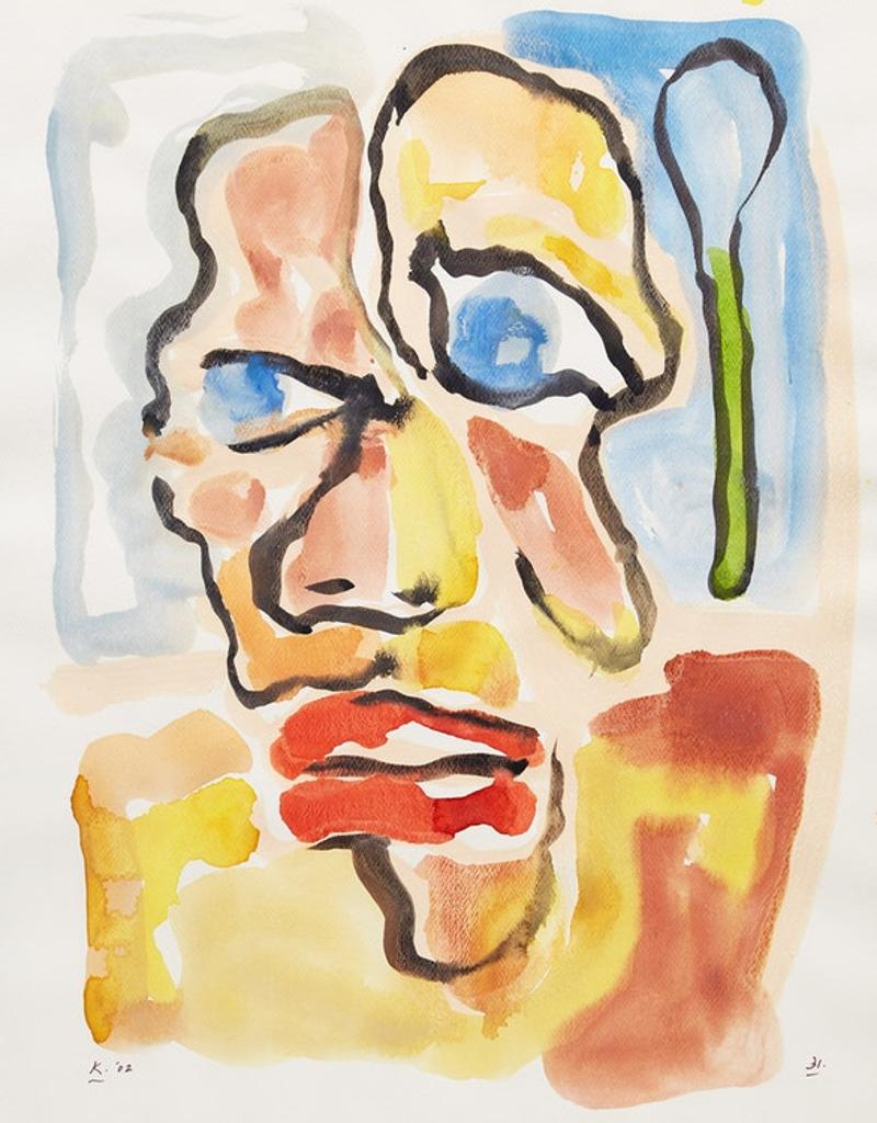Harold Klunder (1943) - Untitled (Portrait)